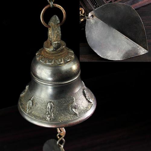 民族风家居用品尼泊尔手工纯铜风铃手工制铜铃挂件铃铛风铃及配件